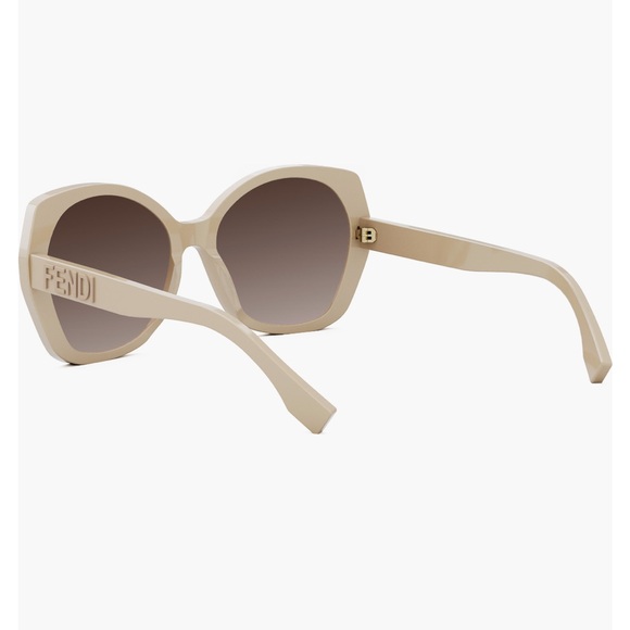 Fendi Lettering 57mm Gradient Butterfly Sunglasses - Picture 4 of 16